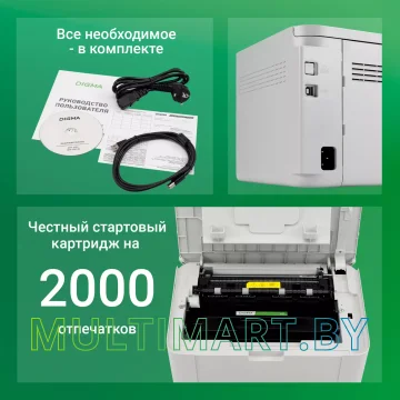 Принтер Digma DHP-2401W (серый) картинка 6